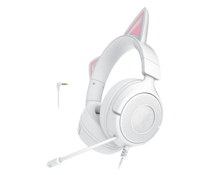 Słuchawki przewodowe Razer Kraken Kitty V3 X - White